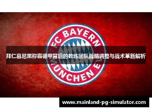 拜仁慕尼黑称霸德甲背后的教练团队战略调整与战术革新解析